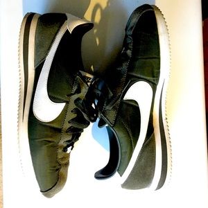 Dark green Nike Cortez